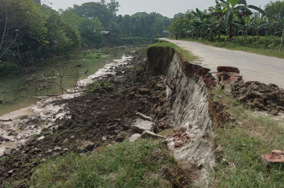 ঝিনাইদহে অপরিকল্পিত খাল খনন, মাটি বিক্রি: হুমকির মুখে সড়ক, বাড়িঘর ও ফসলী জমি