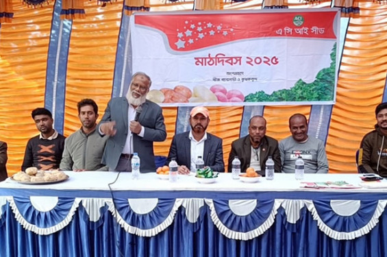 ঝিনাইদহের মহেশপুরে আলু উৎপাদনে মাঠ দিবস অনুষ্ঠিত