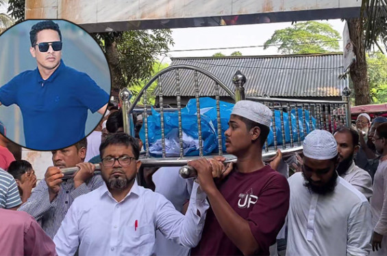 মেট্রোরেলের দুর্ঘটনায় নিহত কালামের দাফন সম্পন্ন