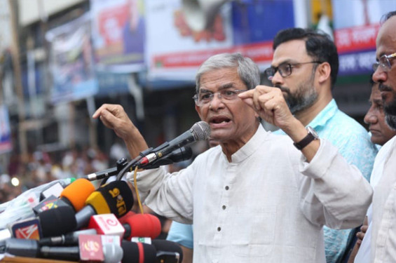 বাংলাদেশে গণতন্ত্র ছাড়া অন্য কিছু চলবে না: মির্জা ফখরুল