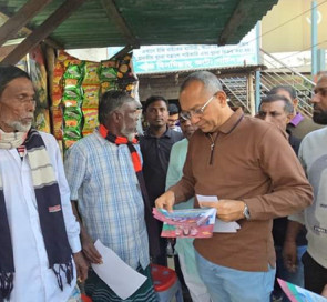 তারেক রহমানের বার্তা নিয়ে ফরিদপুরে যুবদল সভাপতি মোনায়েম মুন্না