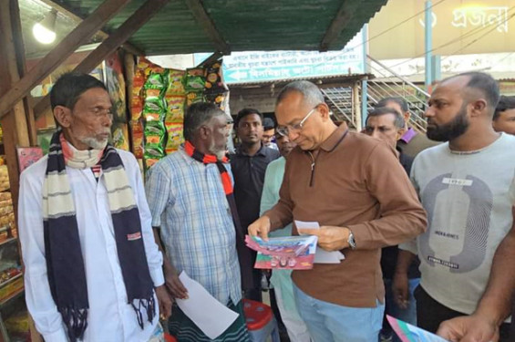 তারেক রহমানের বার্তা নিয়ে ফরিদপুরে যুবদল সভাপতি মোনায়েম মুন্না