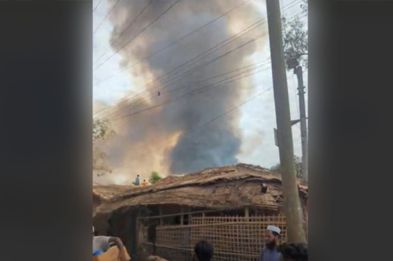 রোহিঙ্গা ক্যাম্পে অগ্নিকাণ্ডে ২ শিশুর মৃত্যু, ৬ শতাধিক বসত ঘর ভস্মিভূত