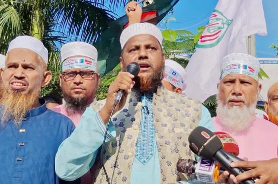 নরসিংদী-২ : জামায়াত প্রার্থীর মোটরসাইকেল শোভাযাত্রা