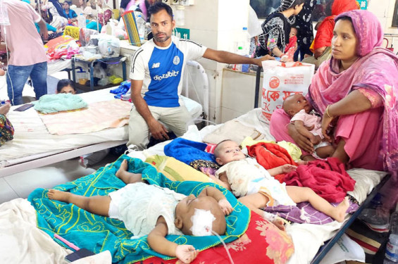 হামে ২৮ দিনে ১৬৯ শিশুর মৃত্যু