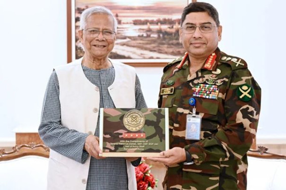 প্রধান উপদেষ্টার সঙ্গে সেনাপ্রধানের বিদায়ী সাক্ষাৎ