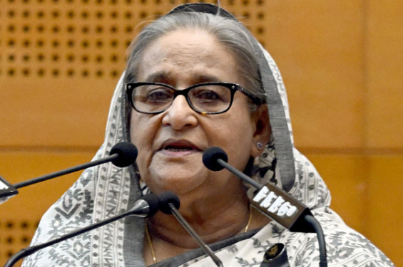 ছাত্রলীগের সমাবেশে যোগ দিলেন শেখ হাসিনা