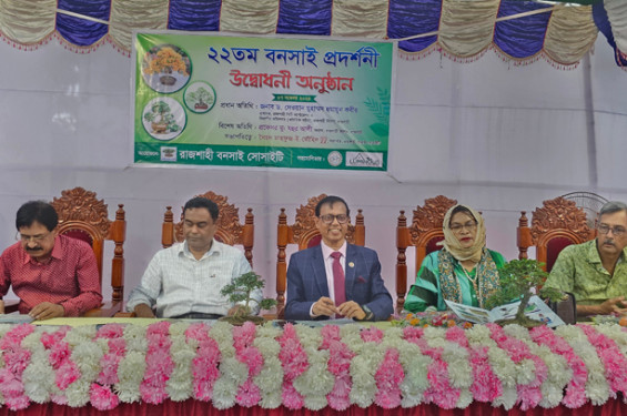 রাজশাহীতে ৩ দিন ব্যাপী বনসাই প্রদর্শনীর শুরু