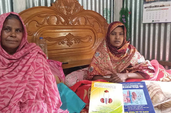 বাঁচতে চায় কিডনি রোগে আক্রান্ত নাগরপুরের ফাতেমা