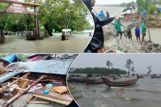 রিমালের তাণ্ডবে দীর্ঘ ক্ষতির মুখে দক্ষিণাঞ্চল