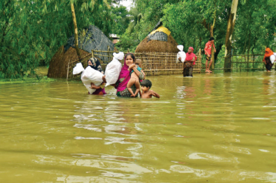 বিভিন্ন জেলায় বন্যার শঙ্কা, সতর্কতা জারি