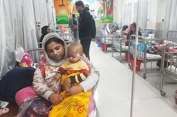 শীতের সঙ্গে বেড়েছে শিশুদের ঠান্ডাজনিত রোগ