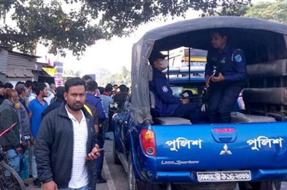 ফরিদপুরে বাসচাপায় দুই জনের মৃত্যু