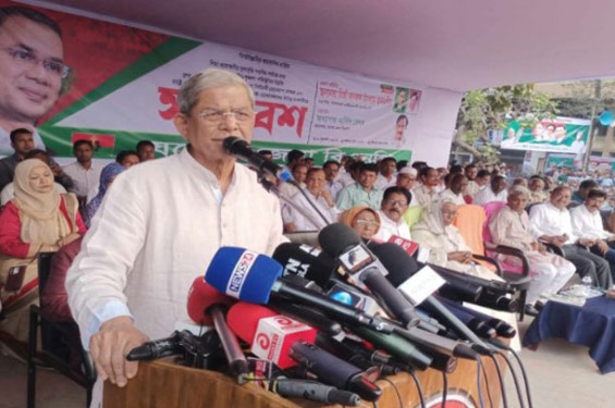 ক্ষমতার খায়েশ থাকলে পদ ছেড়ে নির্বাচনে আসুন: যশোরে মির্জা ফখরুল