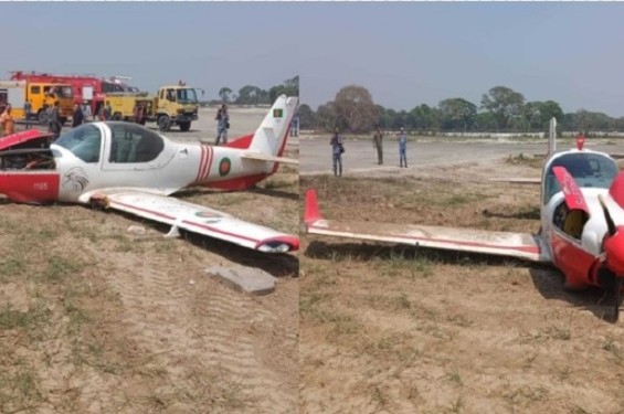 যশোরে প্রশিক্ষণ বিমান দুর্ঘটনায়, দুই পাইলট অক্ষত
