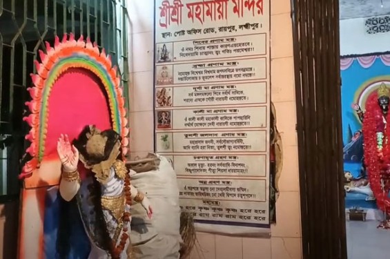রায়পুরে এবার মন্দিরে প্রতিমা ভাঙচুর