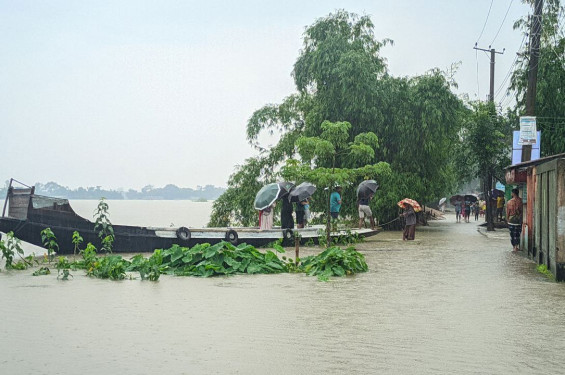 সিলেট-সুনামগঞ্জে আবারও বন্যার শঙ্কা