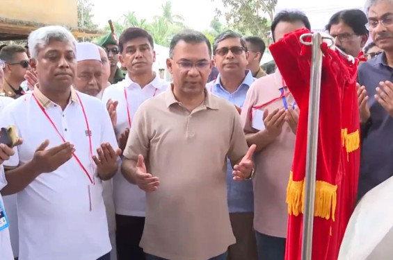 উলসী খাল খনন উদ্বোধন করলেন প্রধানমন্ত্রী