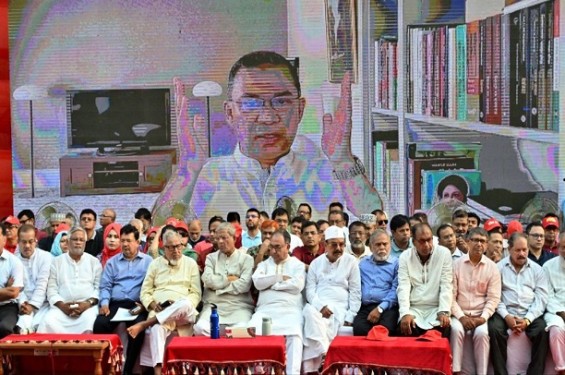 সুনির্দিষ্টভাবে জাতীয় নির্বাচনের রূপরেখা ঘোষণার দাবি জানিয়েছেন তারেক রহমান