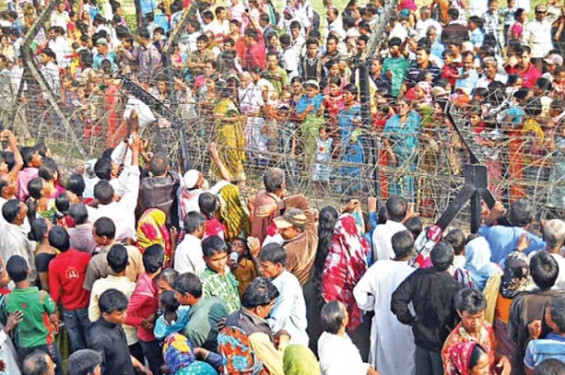 বন্ধ হলো বাংলাদেশ-ভারত সীমান্তে বাসিন্দাদের মিলনমেলা