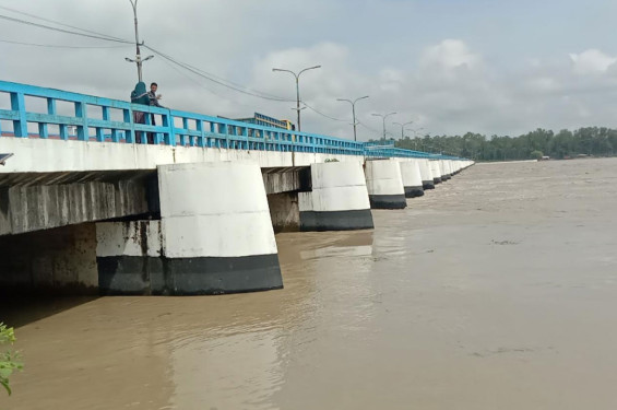 ডালিয়া পয়েন্টে তিস্তার পানি বিপৎসীমার ৭ সেন্টিমিটার ওপরে
