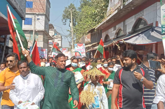 টাঙ্গাইলের নাগরপুরে বিএনপি নেতা আতিকুর রহমান আতিকের নেতৃত্বে বিশাল গণসমাবেশ