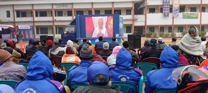 শার্শায় ভোটের প্রচারে ‘সুপার ক্যারাভান’