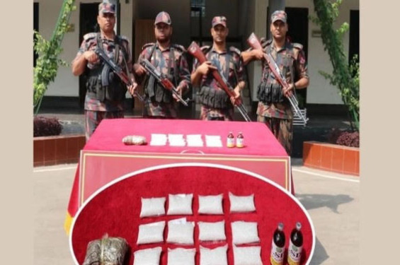 যশোরে বিজিবি সাড়ে ৯ কোটি টাকার ক্রিস্টাল মেথ ও এলএসডি উদ্ধার