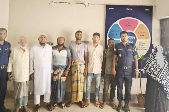 শার্শায় পুলিশের বিশেষ অভিযানে ৭ পরোয়ানাভুক্ত আসামি গ্রেপ্তার