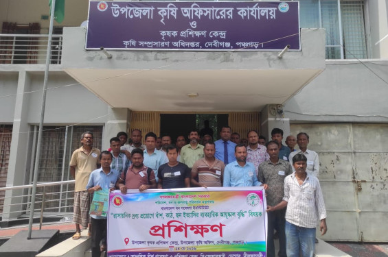 দেবীগঞ্জে বাঁশ, কাঠ ও ছনের আয়ুষ্কাল বৃদ্ধিতে প্রশিক্ষণ কর্মশালা