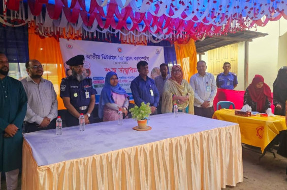 পঞ্চগড়ে টীকাদান কর্মসূচির উদ্ধোধন করলেন ডিসি শুকরিয়া পারভীন