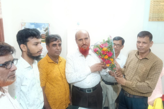 দেবীগঞ্জে নতুন এসও-র যোগদান ও বিদায়ী সংবর্ধনা