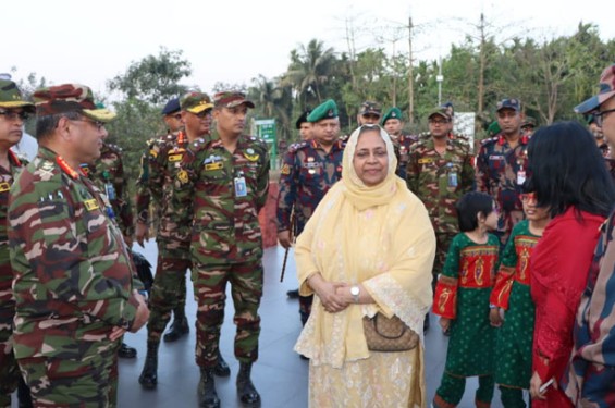"সিনহা স্মৃতিফলক" উদ্বোধনী অনুষ্ঠানে সেনাবাহিনী প্রধান
