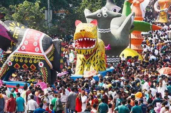 মঙ্গল শোভাযাত্রার নাম বদলে হলো “বর্ষবরণ আনন্দ শোভাযাত্রা”