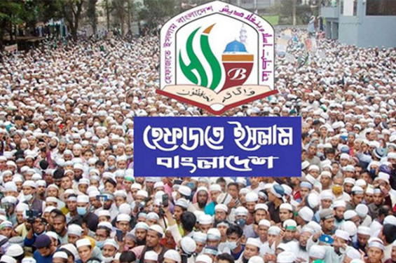 জুমার নামাজের পর বায়তুল মোকাররমে হেফাজতের বিক্ষোভ