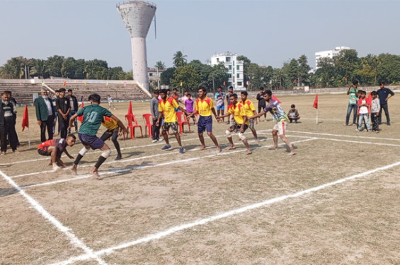 তারুণ্যের উৎসব উপলক্ষে সাতক্ষীরায় কাবাডি প্রতিযোগিতা