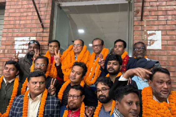 ক্র্যাবের সভাপতি তমাল এবং সাধারণ সম্পাদক বাদশাহ্‌