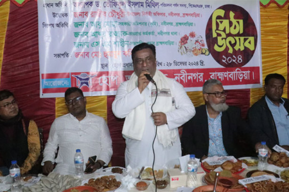 নবীনগরে হোপ সংস্থার উদ্যোগে পিঠা উৎসব পালিত