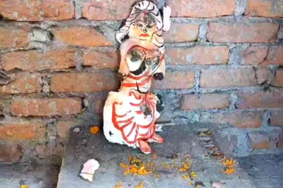 গাজীপুরের কালিয়াকৈরে মন্দিরের প্রতিমা ভাংচুর