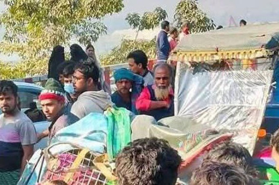 কিশোরগঞ্জে অটোরিকশা-কাভার্ডভ্যান সংঘর্ষ, নিহত ৫