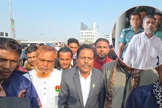 বাবরের মুক্তির অপেক্ষায় কারাগারের সামনে নেতাকর্মীদের ভিড়