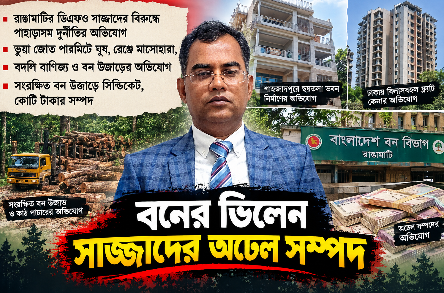 বনের ভিলেন সাজ্জাদের অঢেল সম্পদ !